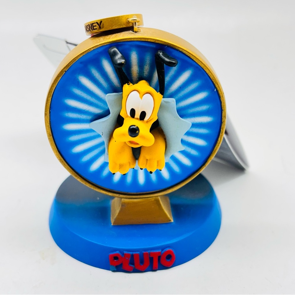 Disney Legacy Pluto Ornament - Blue and Gold
